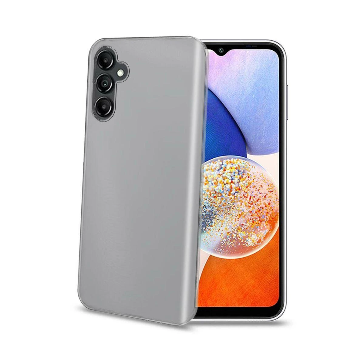 Dėklas CELLY Gelskin galinis dangtelis Samsung Galaxy A14 5G, skaidrus