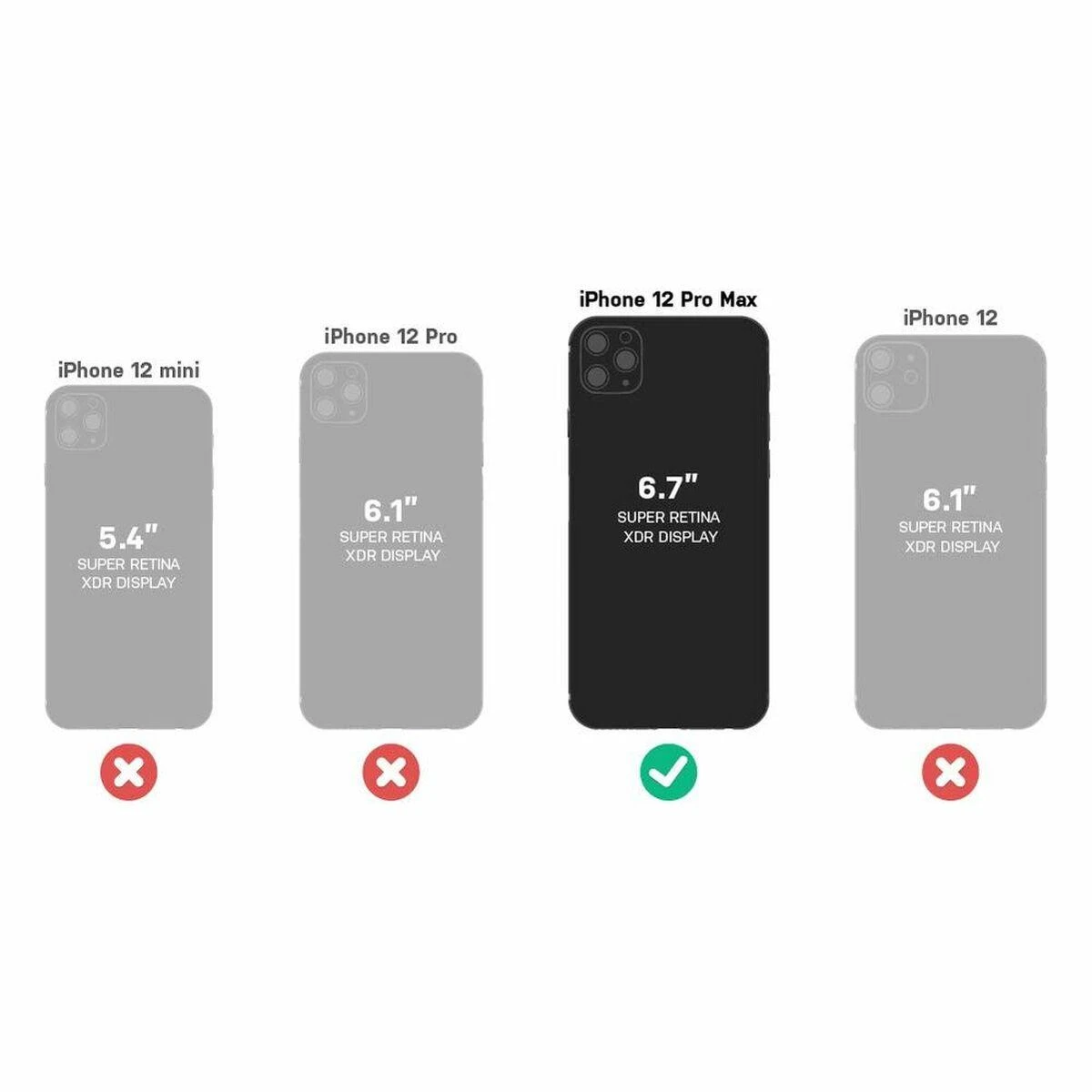 Dėklas OTTERBOX SYMMETRY IPHONE 12 PRO MAX Juodas