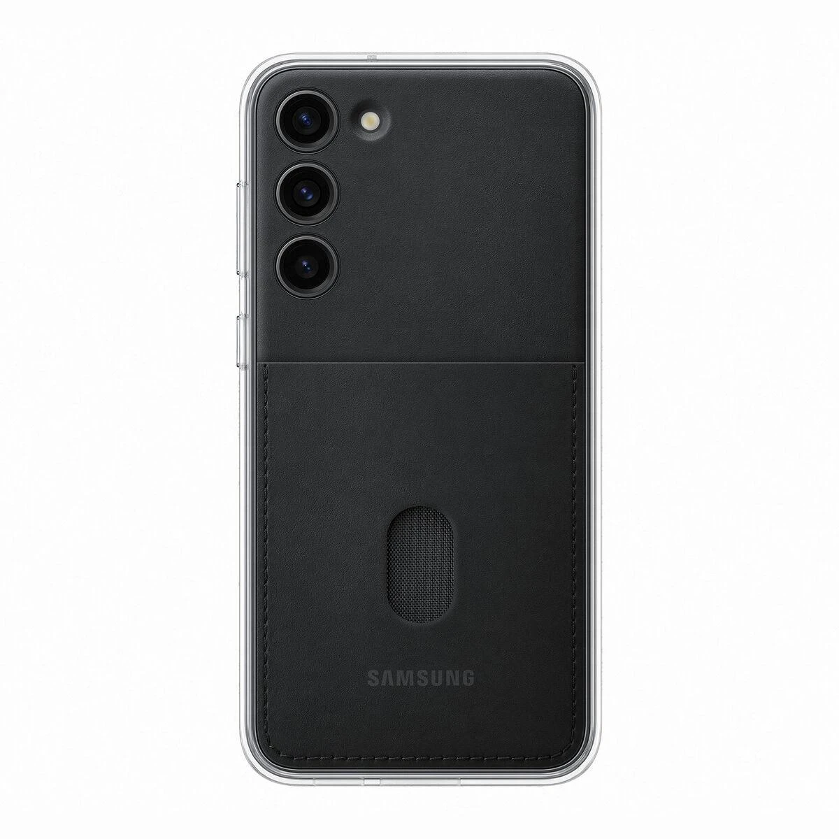 Dėklas MS916CBE Frame Cover Samsung Galaxy S23 Plus, Juodas