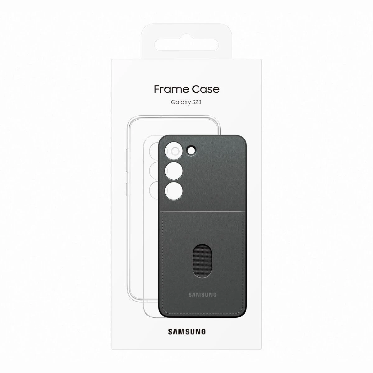 Dėklas MS911CBE Frame Cover Samsung Galaxy S23, Juodas