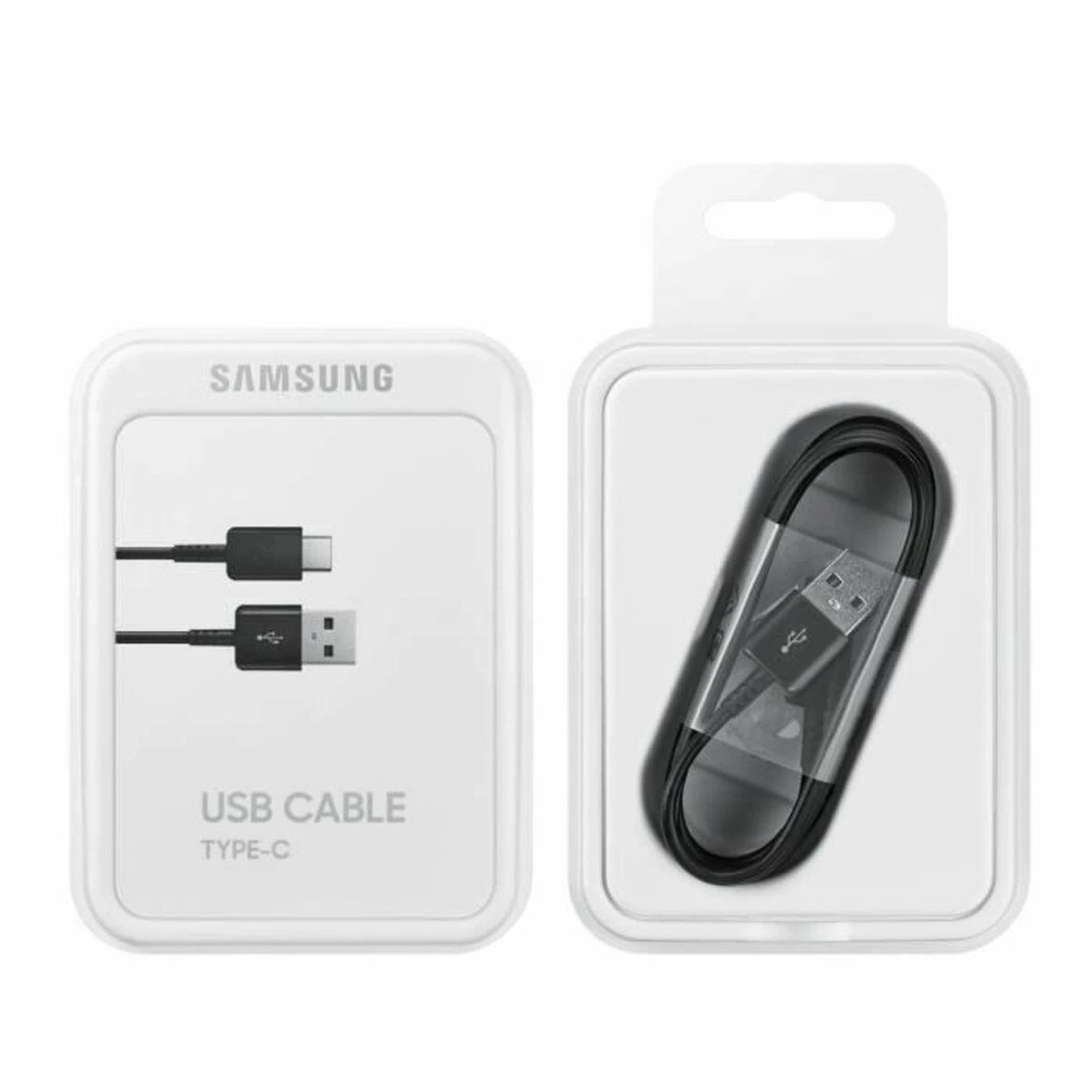 DG930IBEG Samsung laidas USB A iki USB C 1,5 m, Juodas (Juodas)