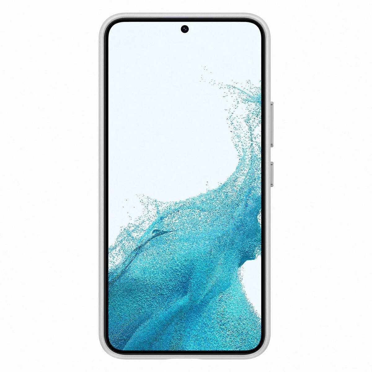 Dėklas Samsung Galaxy S22 odinis dangtelis šviesiai pilkas