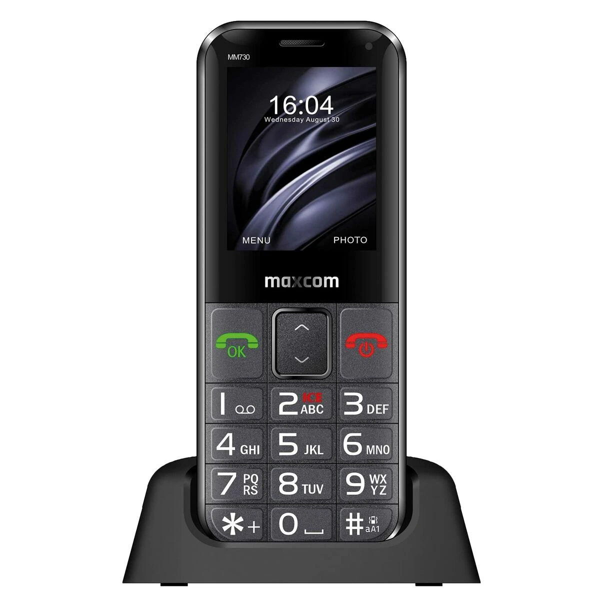 Maxcom MM730 juodos spalvos