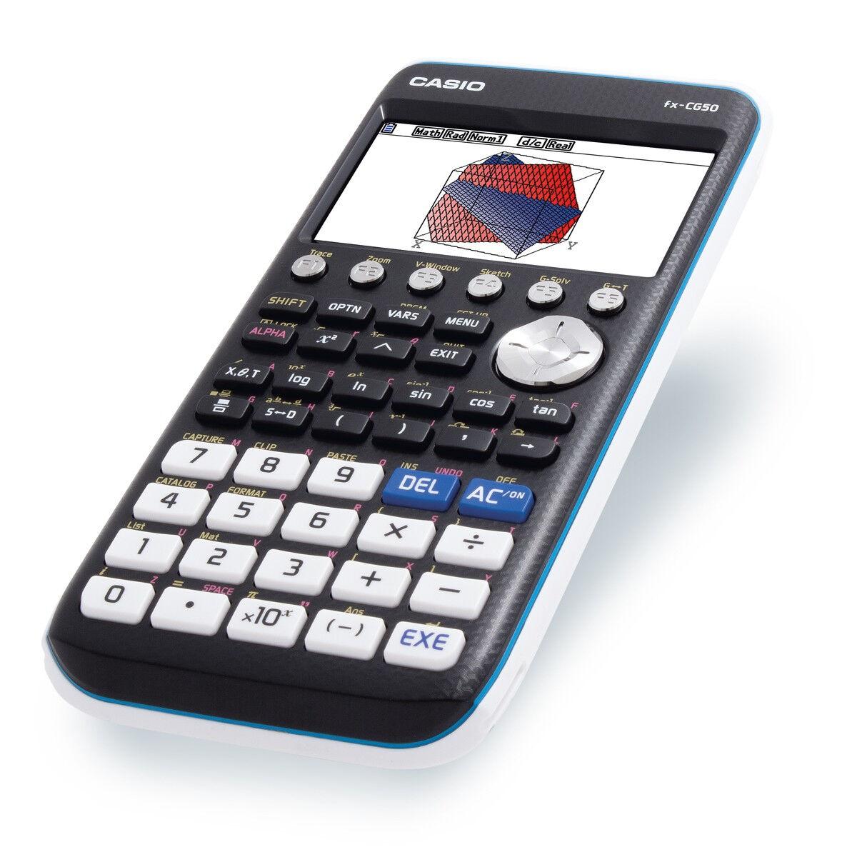 Casio FX-CG50 skaičiuotuvas Kišenė Grafikų skaičiuotuvas Juoda