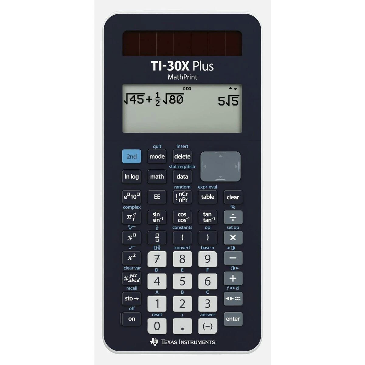 Texas Instruments mokslinis skaičiuotuvas su LCD ekranu