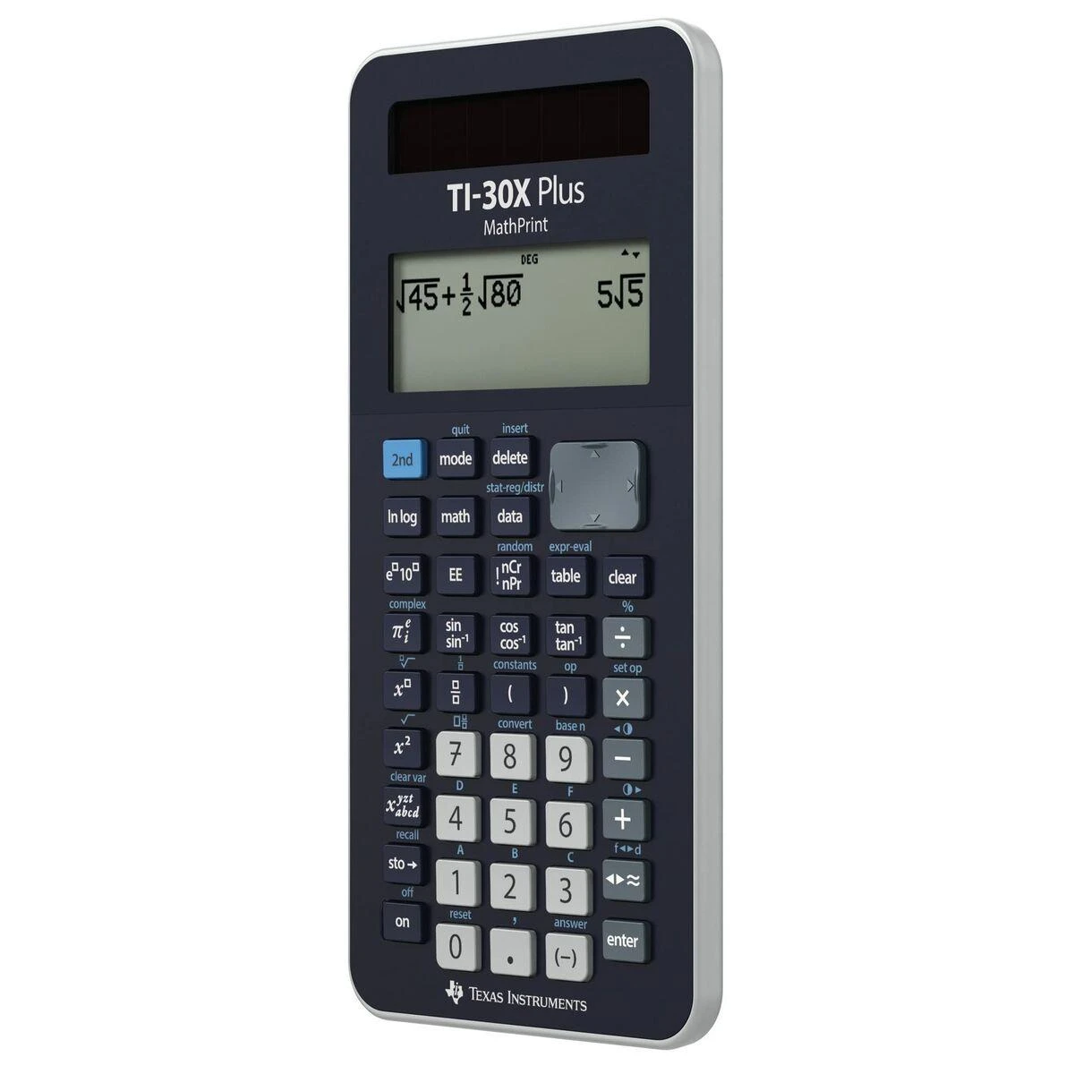 TI-30X Plus MathPrint skaičiuotuvas su veikiančiu ekranu
