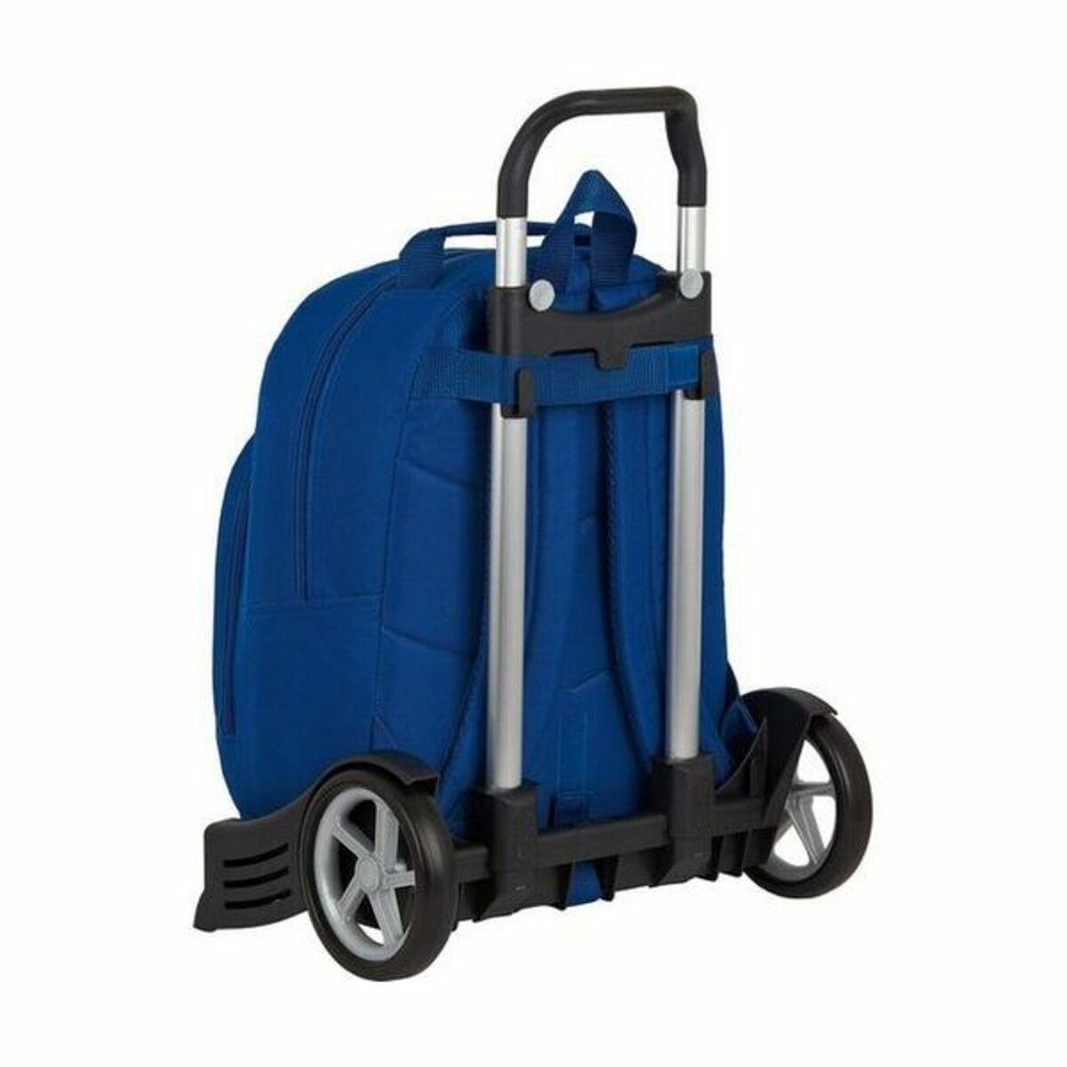 Flauta Escolar Plumier Mochila Blackfit8 Oxford Azul Oscuro Con