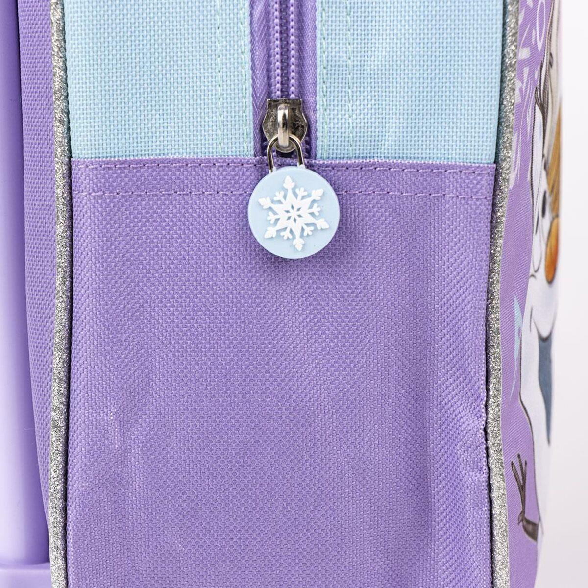 Mokyklinė kuprinė su ratukais Frozen Alyvinė