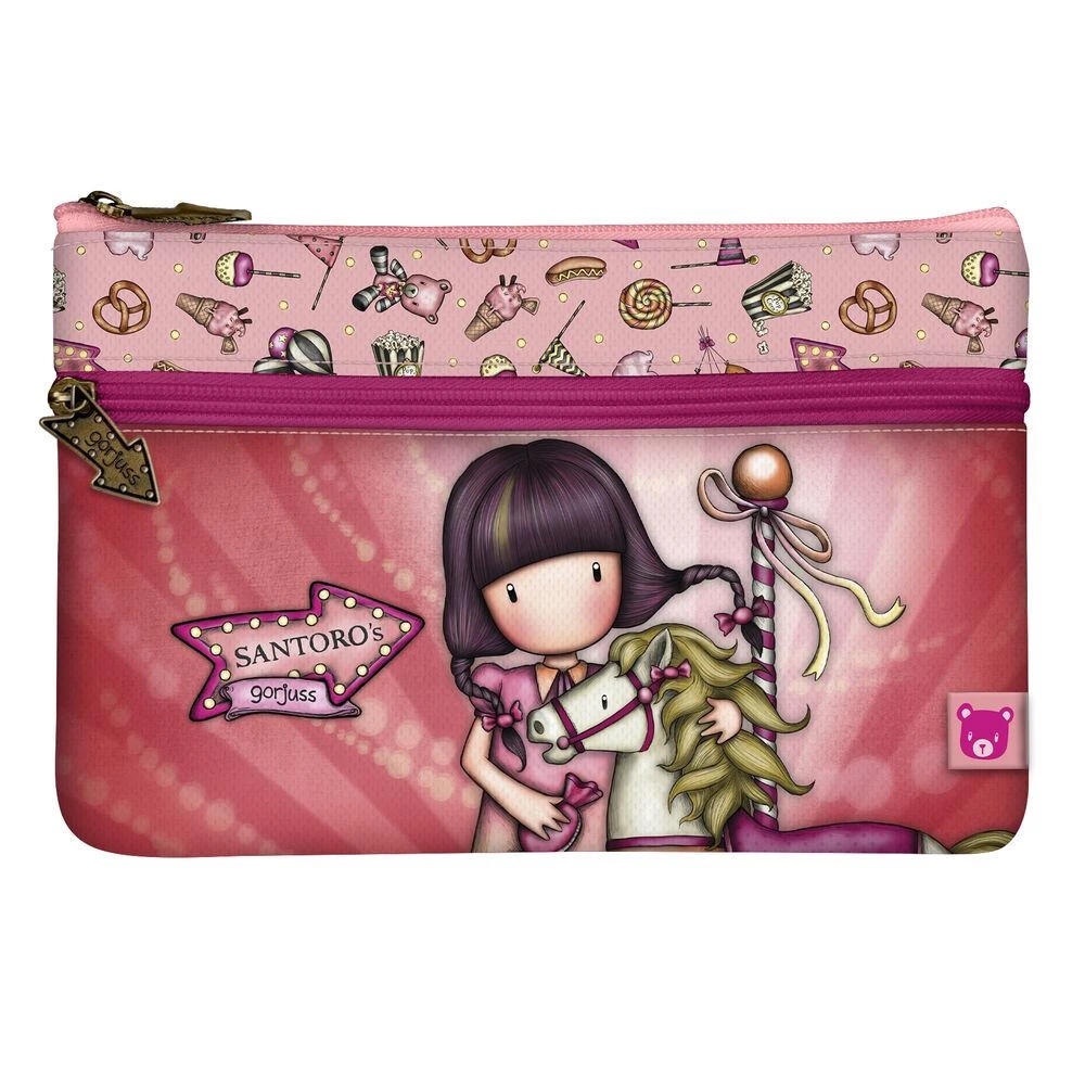 Penalas Santoro Penalas su Pouch Gorjuss Fairground Carouse