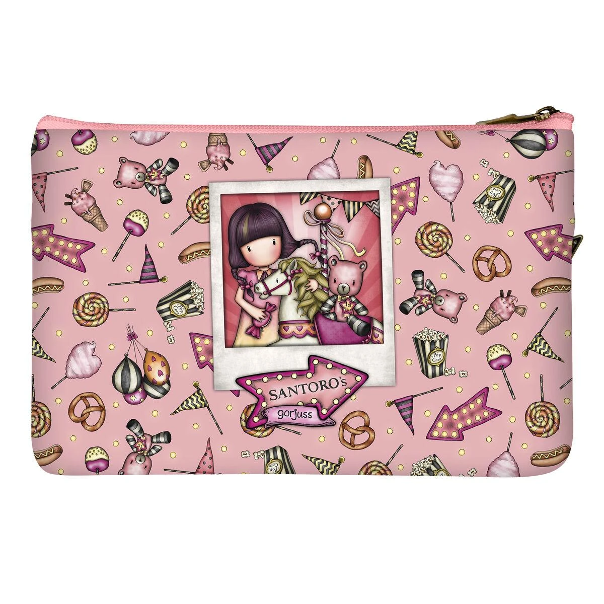 Penalas Santoro Penalas su Pouch Gorjuss Fairground Carouse