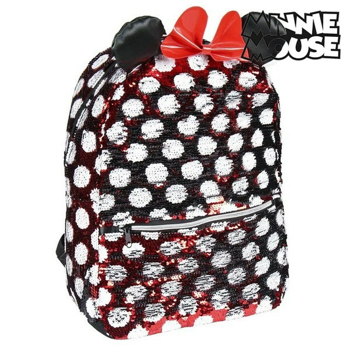 Minnie Mouse „Disney Minnie“ pelė miela stilinga „Sequin“ kuprinė 40 cm AP0007