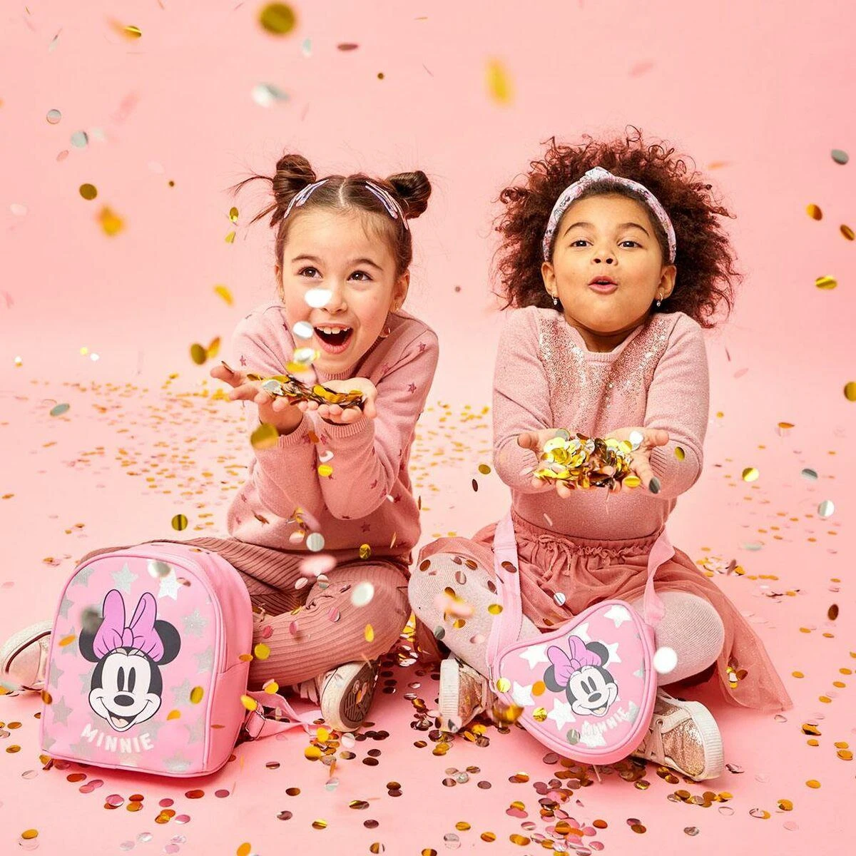Vaikų kuprinė - Cerda Minnie Mouse kuprinė su reguliuojamomis petnešomis, rožinė