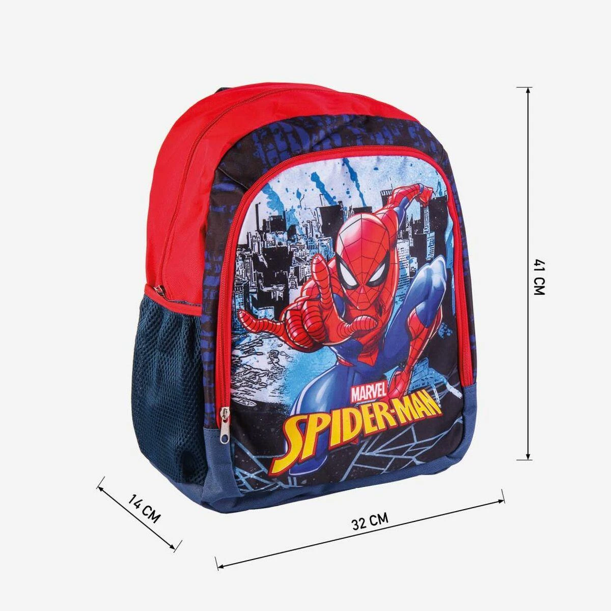 CERDÁ Mokyklinis krepšys Spiderman Raudona (32 x 41 x 14 cm)