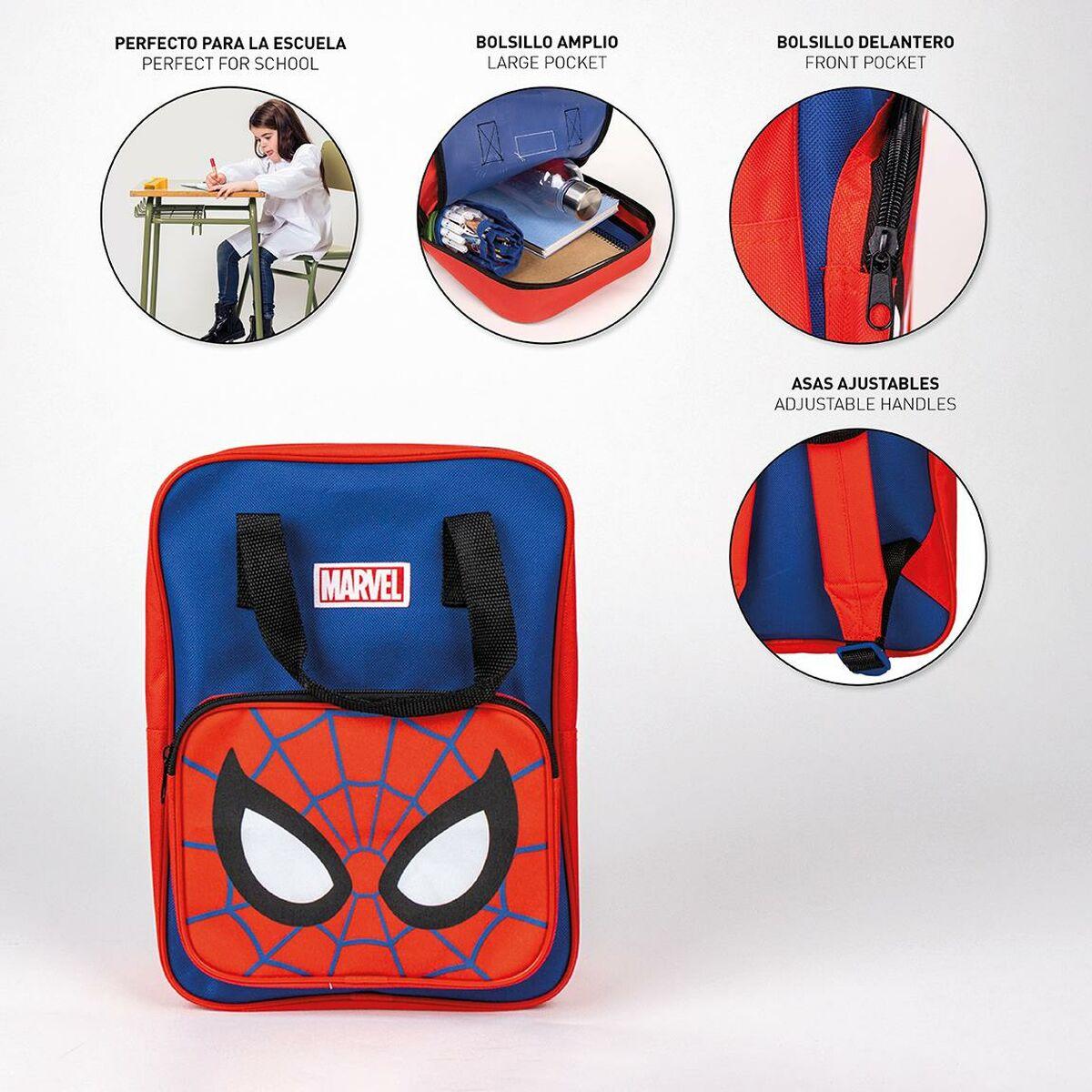 Mokyklinis krepšys Spiderman Raudona Mėlyna