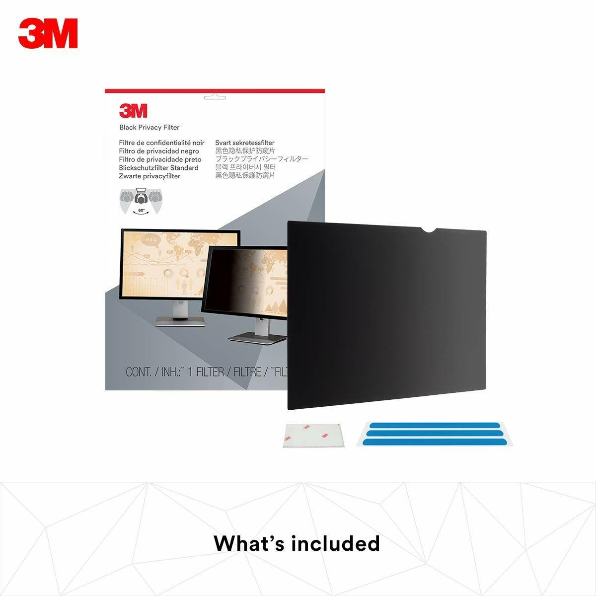 3M PF23.8W9 Privacy Filter for LCD Monitorius 23.8" Juodas, 50 x 527 x 356 mm