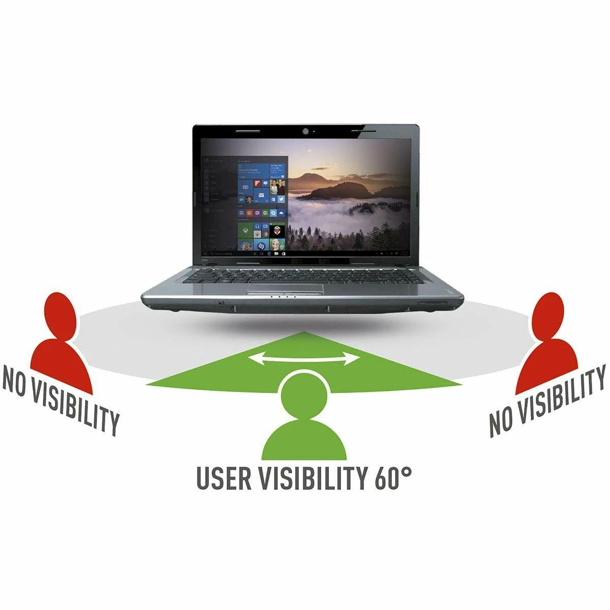 Carruzzo Mobilis 016241 ekrano privatumo filtras 55,9 cm (22″) Monitorius Berėmio ekrano privatumo filtras