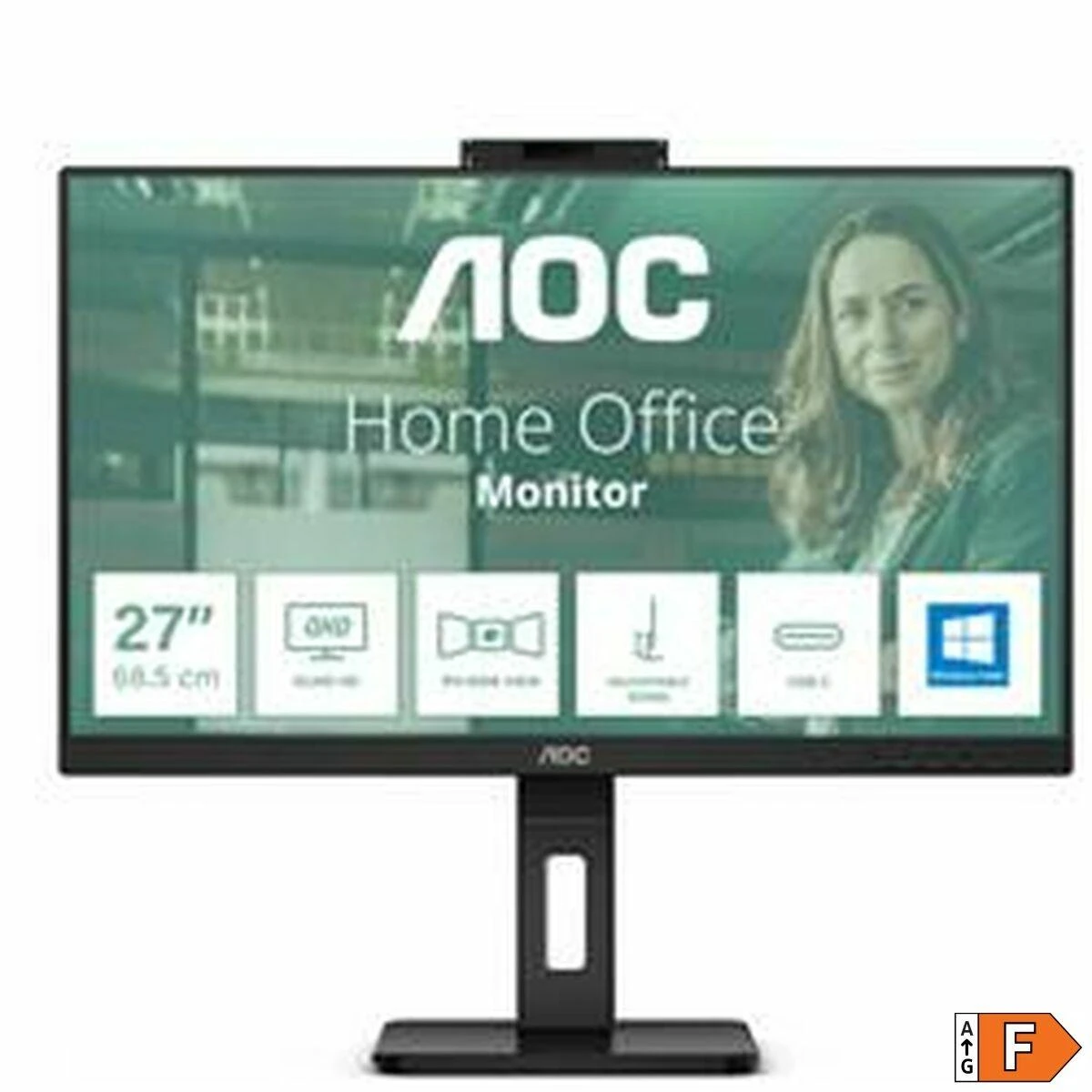 Monitorius AOC Q27P3CW | 27" IPS 2560x1440