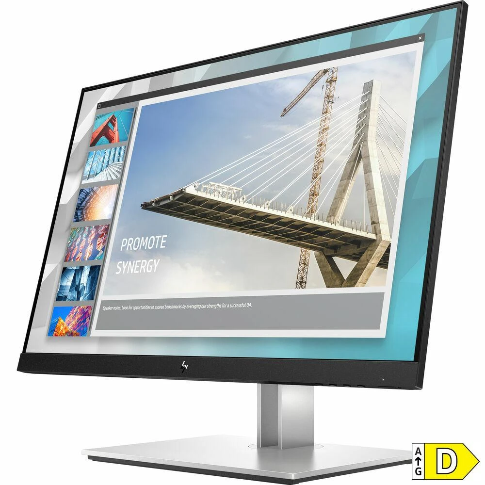 „Hewlett Packard“ (HP) „HP E24i G4 WUXGA“ monitorius – 24 colių, 1920 x 1200 WUXGA, 250 nitų, 60 Hz, AG, IPS, HDMI/VGA/DisplayPort, 4 USB-A, reguliuojamo aukščio / pakreipimo / pasukimo / sukimosi ašys, 3 metimai