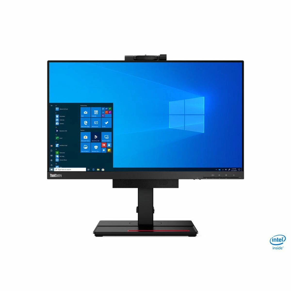 Monitorius Lenovo ThinkCentre Tiny-in-One 24 (Gen 4) 23,8 colio, IPS, 1920 x 1080, 16:9, 4 ms, 250 cd/m², Integruotas garsiakalbis (-ai), Juodas, 1080p kamera su dviem mikrofonais, skirta VOIP , LED indikatorius, 60 Hz, HAS