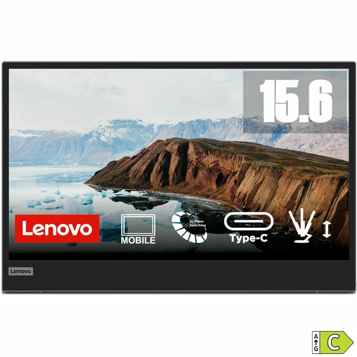 Monitorius LENOVO L15 15,6" FHD WLED (1920X1080) IPS PANEL / 250NITS / 60HZ / 6MS / USB-C 3.2 (3 METŲ GARANTIJA)
