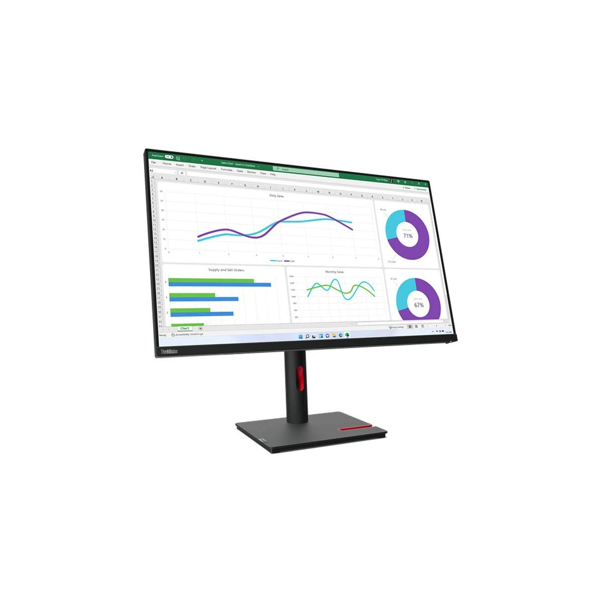 Monitorius Lenovo | ThinkVision | T32p-30 | 31.5 " | IPS | 16:9 | 60 Hz | 4 ms | 3840 x 2160 pikselių | 350 cd/m² | HDMI jungtys quantity 1 | Juodas | Garantija 36 mėn.