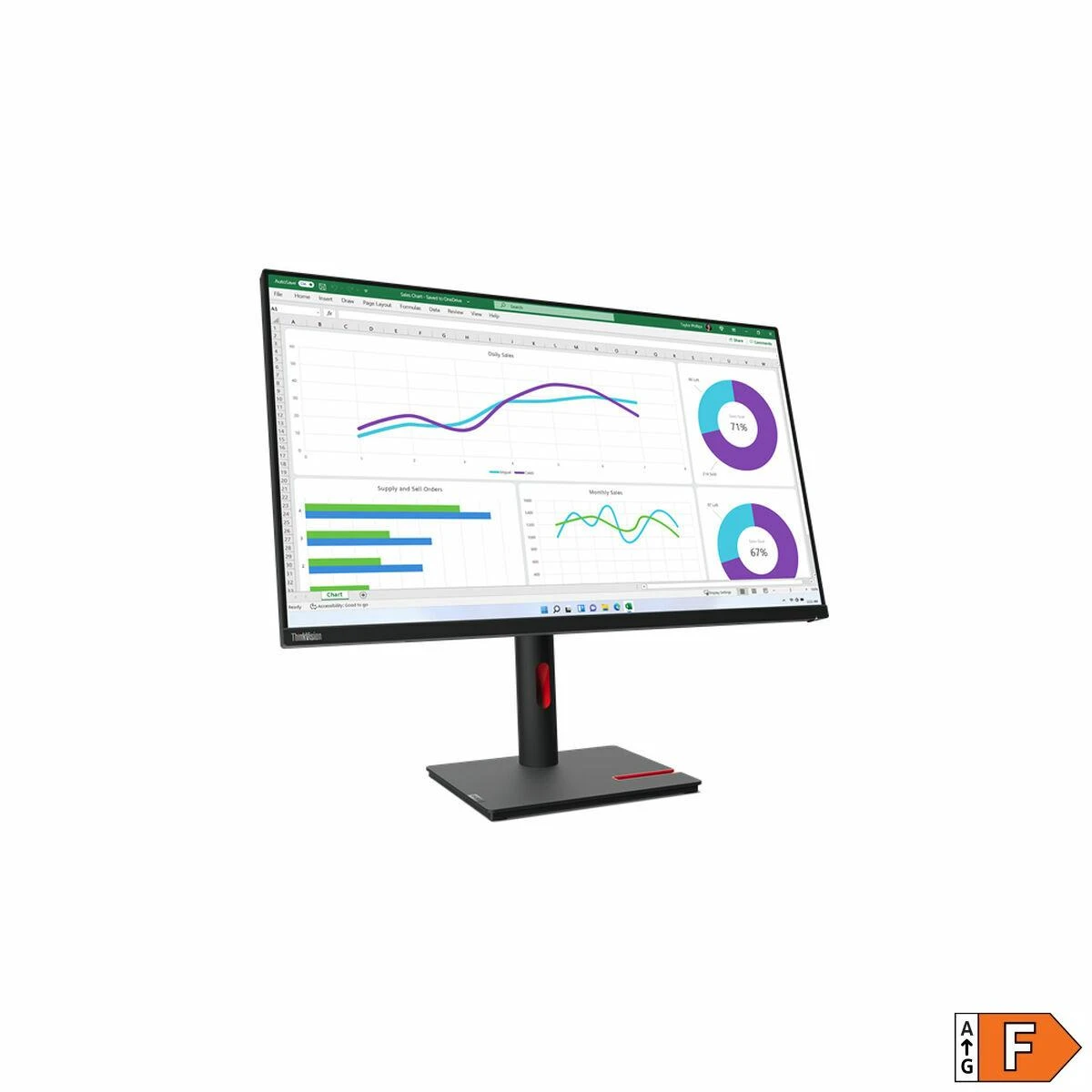 Monitorius Lenovo | ThinkVision | T32p-30 | 31.5 " | IPS | 16:9 | 60 Hz | 4 ms | 3840 x 2160 pikselių | 350 cd/m² | HDMI jungtys quantity 1 | Juodas | Garantija 36 mėn.