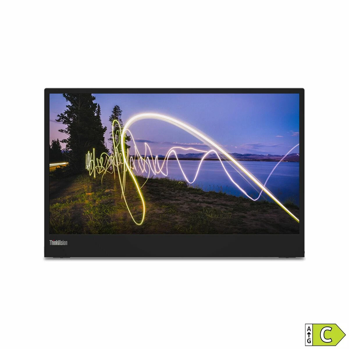 Monitorius Lenovo ThinkVision M15 15,6 colio, IPS, FHD, 1920 x 1080, 16:9, Įjungta: 6 ms Išjungta: 14 ms, 250 cd/m², Juodas, 1 x USB Type-C, 60 Hz