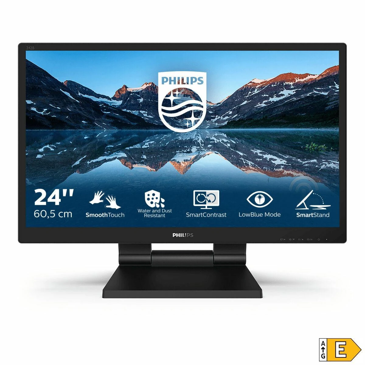 Monitorius Philips 242B9T/00 23.8", Juodos spalvos