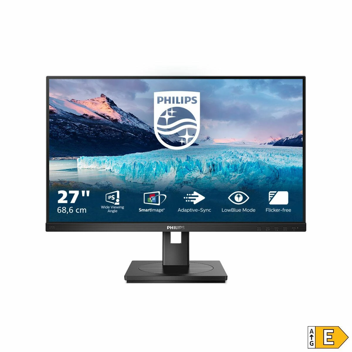 Monitorius Philips 272S1M/00 S-Line 27inch 1920x1080 Full HD 75Hz HDCP 1.4 DVI/DP /HDMI USB