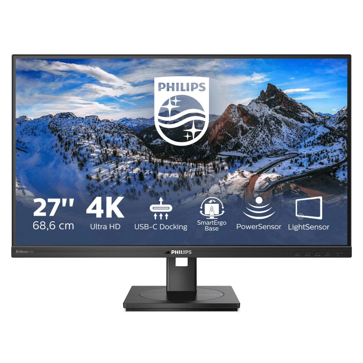 Monitorius PHILIPS 279P1/00 27", Juodos spalvos