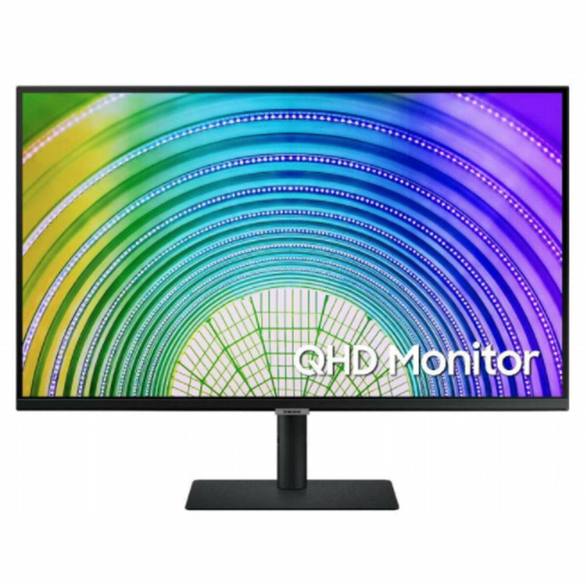 Monitorius SAMSUNG S32A600U 32inch Bezelless 16:9 2560x1440 VA 4ms HDR10 HAS/Swivel/Pivot/Tilt 130mm HDMI/DP/USB-C 90W LAN USB3-HUB VESA 100
