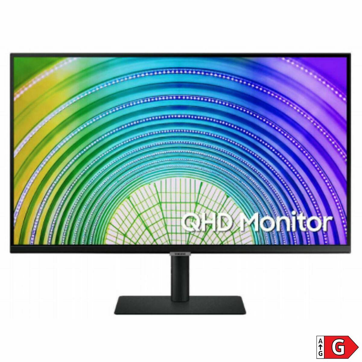 Monitorius SAMSUNG S32A600U 32inch Bezelless 16:9 2560x1440 VA 4ms HDR10 HAS/Swivel/Pivot/Tilt 130mm HDMI/DP/USB-C 90W LAN USB3-HUB VESA 100