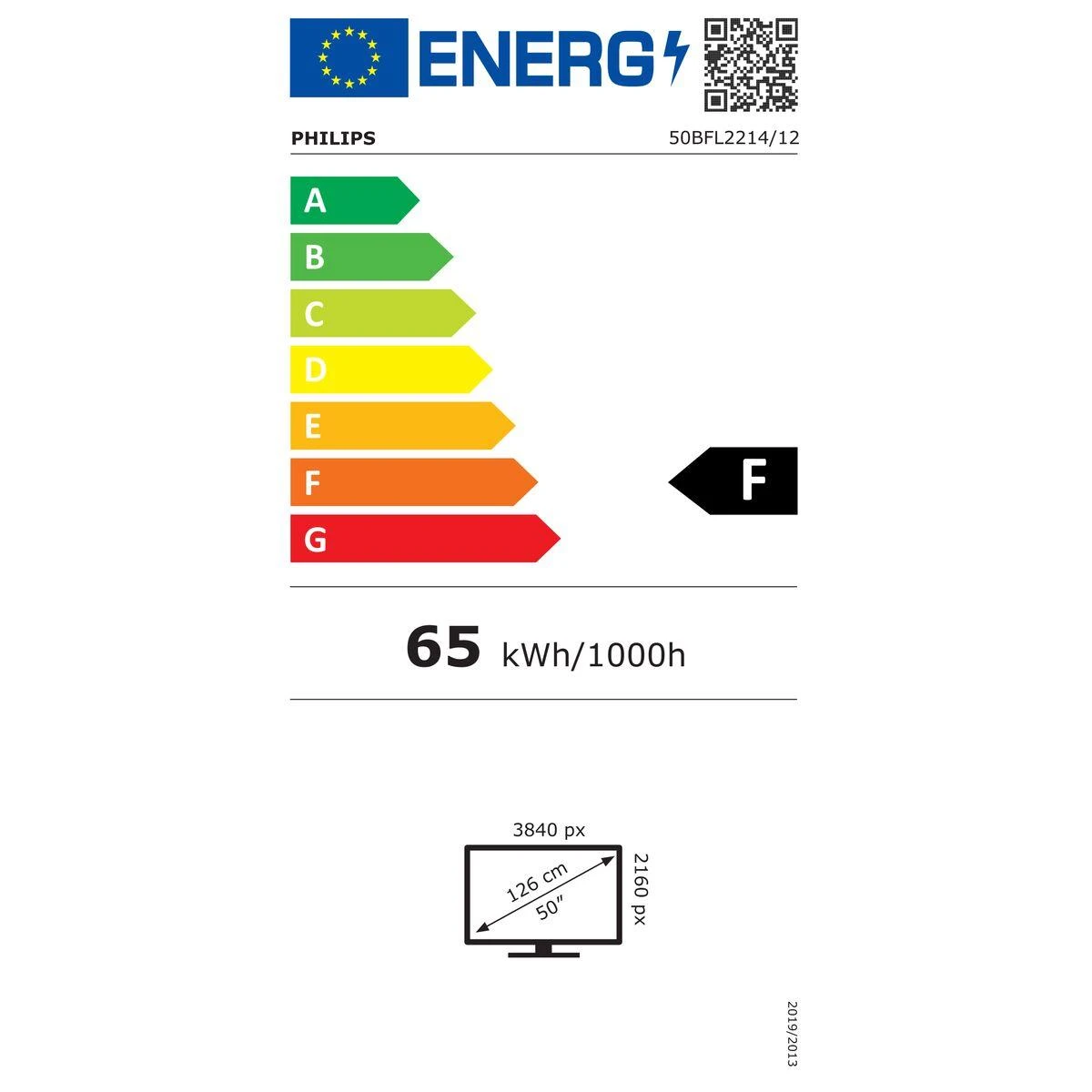 Monitorius Philips 50BFL2214 Digital Signage Business TV B-line Bline (50BFL2214 12)