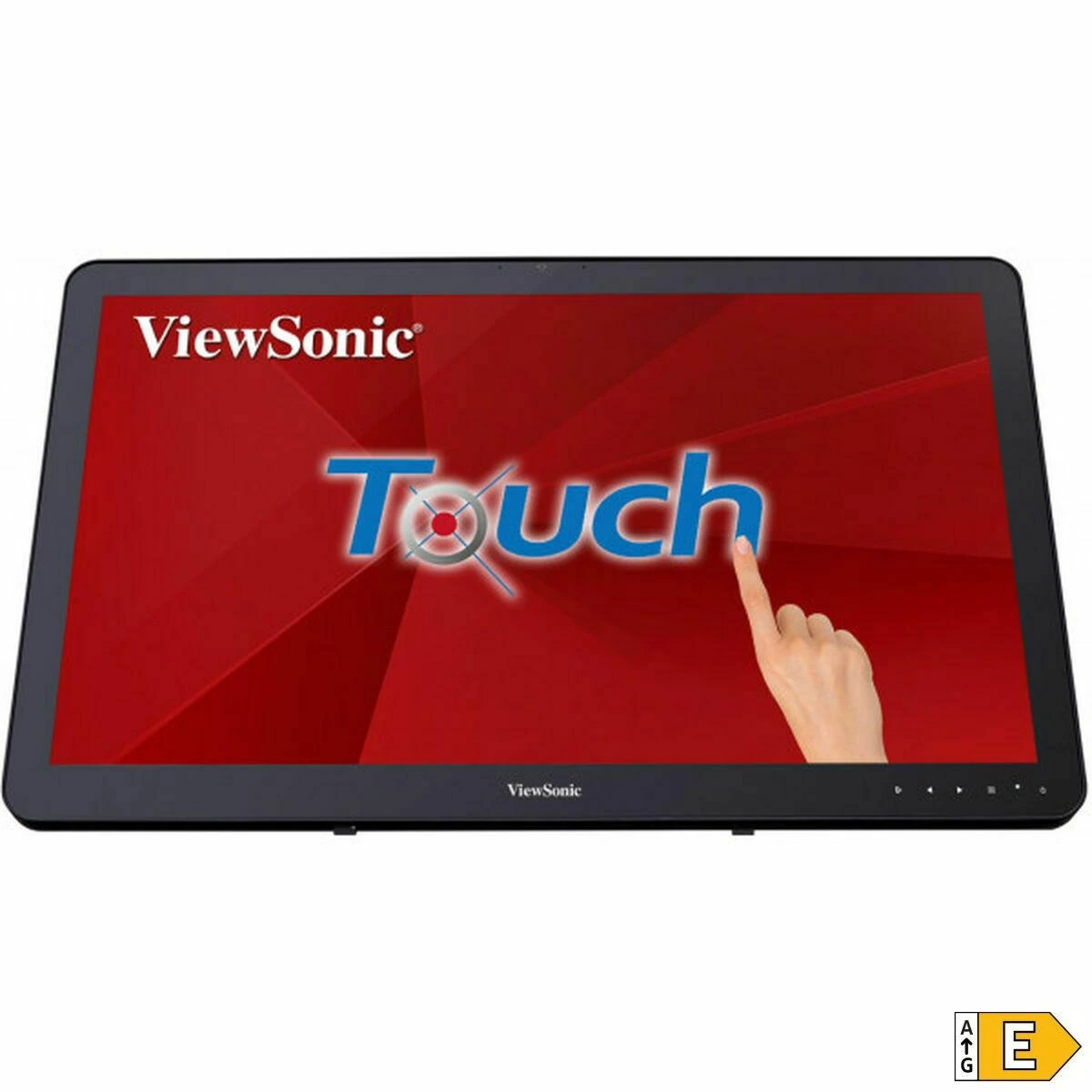 Monitorius ViewSonic 24" 16:9 (23,6") 1920 x 1080, SuperClear® VA, 10 taškų, PCAP su 200 nitų (lietimo modulis), VGA, HDMI, DisplayPort, 2 USB, garsiakalbiai, knygų stendo stilius