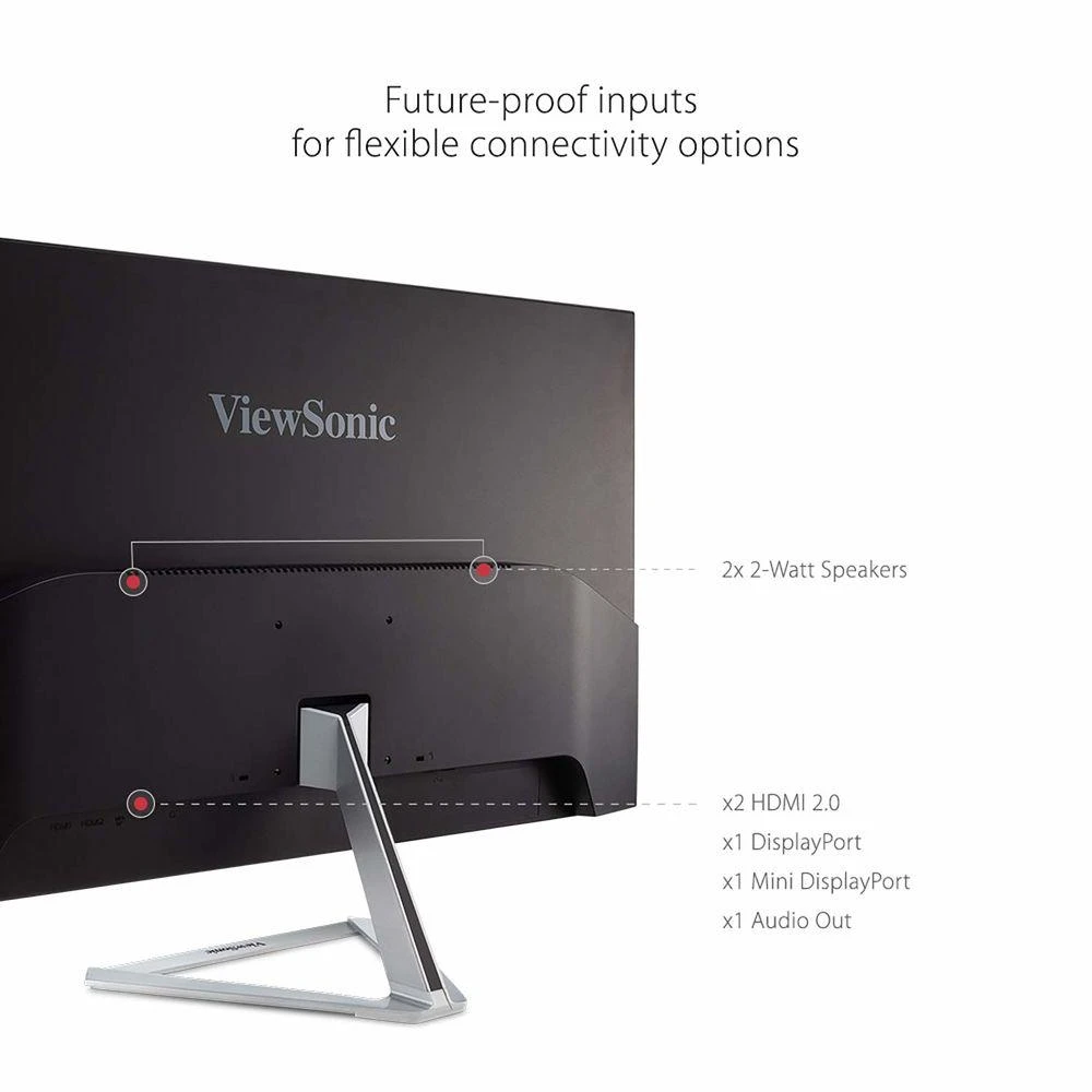 Monitorius ViewSonic VX3276-4K-mhd-2 – 60Hz | 4K | VA | 32''