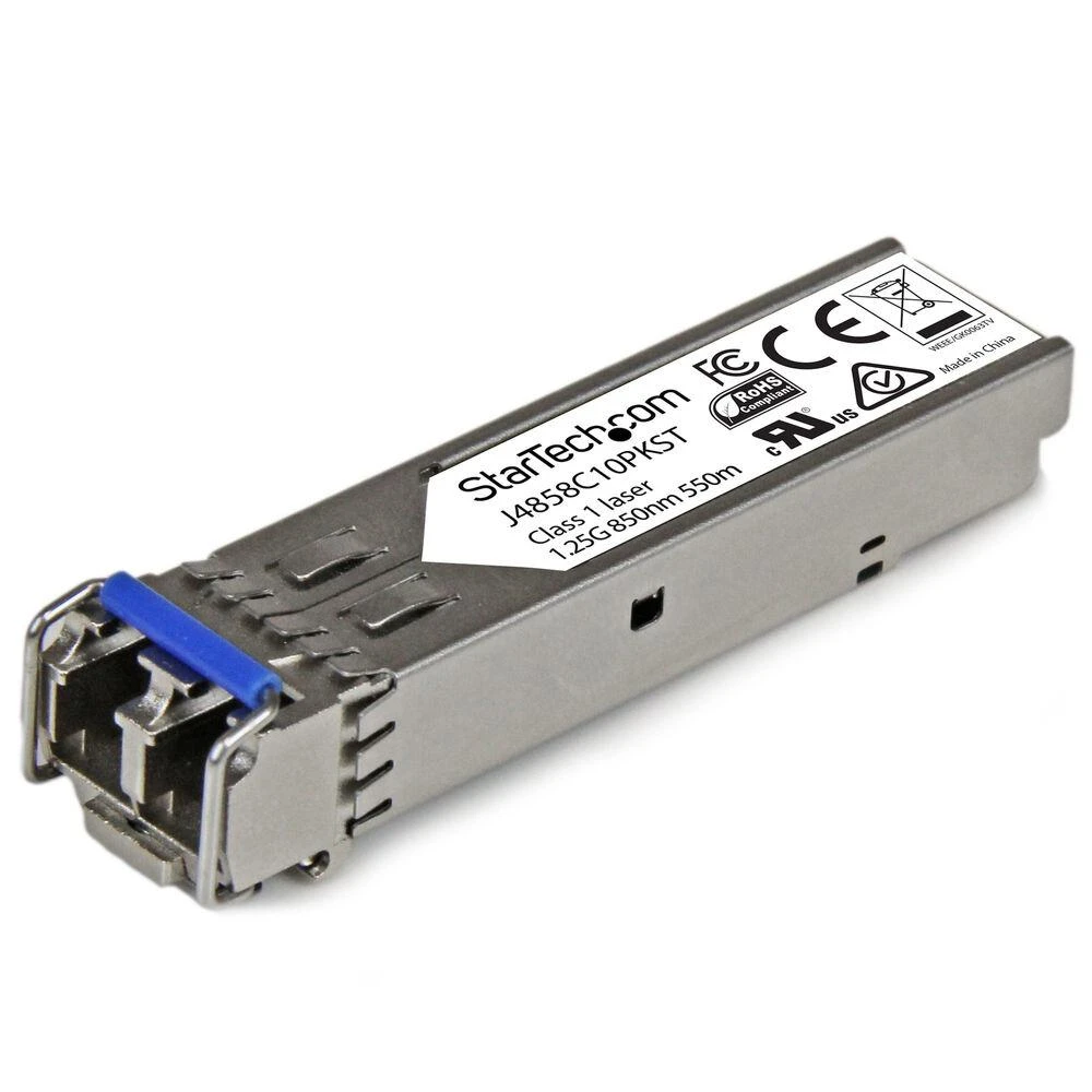 Šakotuvas Monofunkcinis SFP pluošto modulis Startech J4858C10PKST (10 uds)