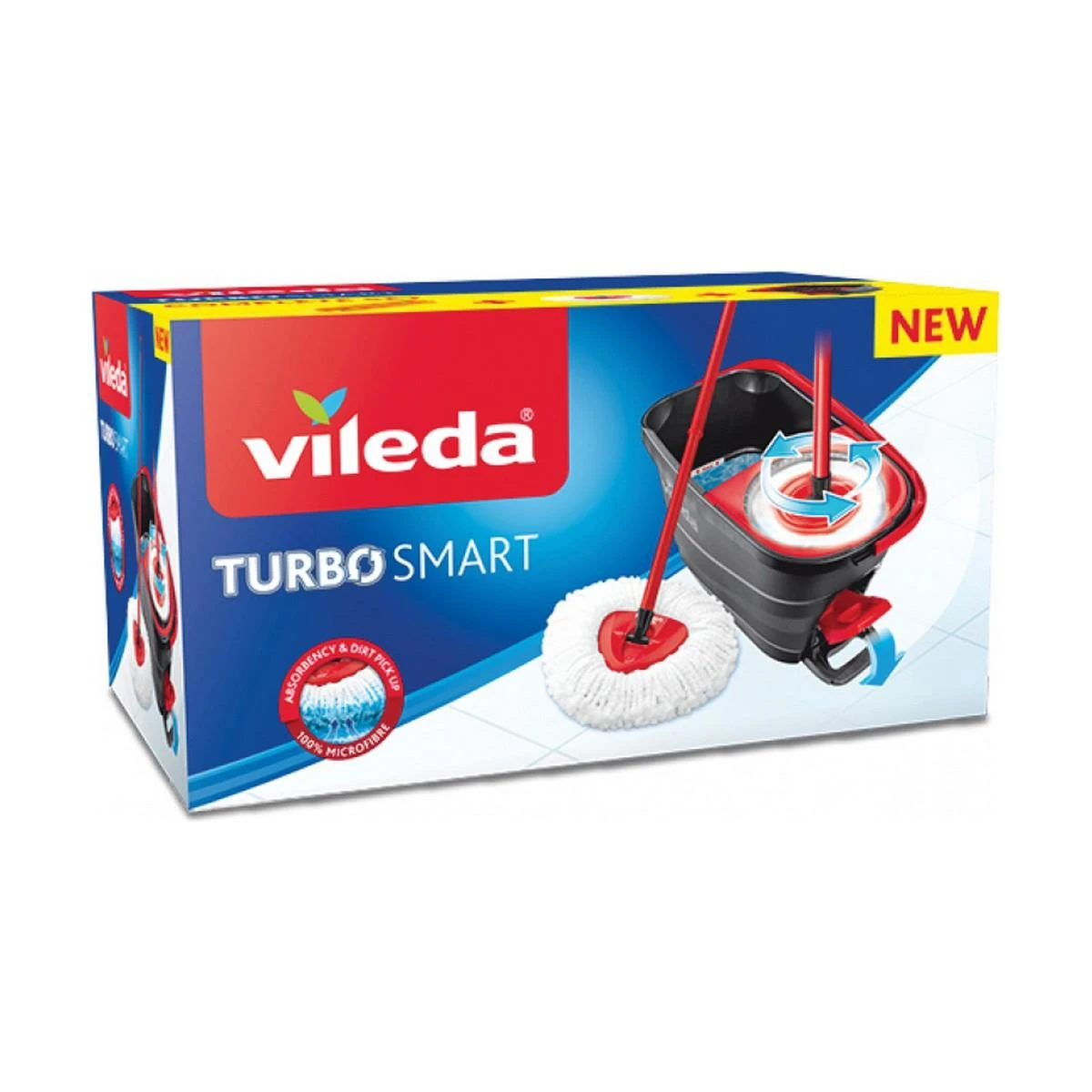 Grindų valymo rinkinys Vileda Turbo Smart