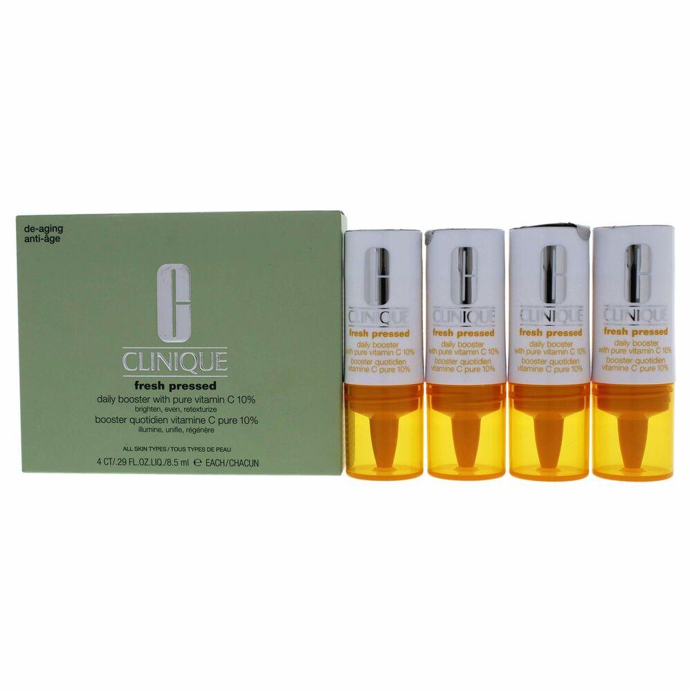 „Clinique Fresh Pressed Daily Booster“ su vitamino C granulėmis, 4x8, 5 ml
