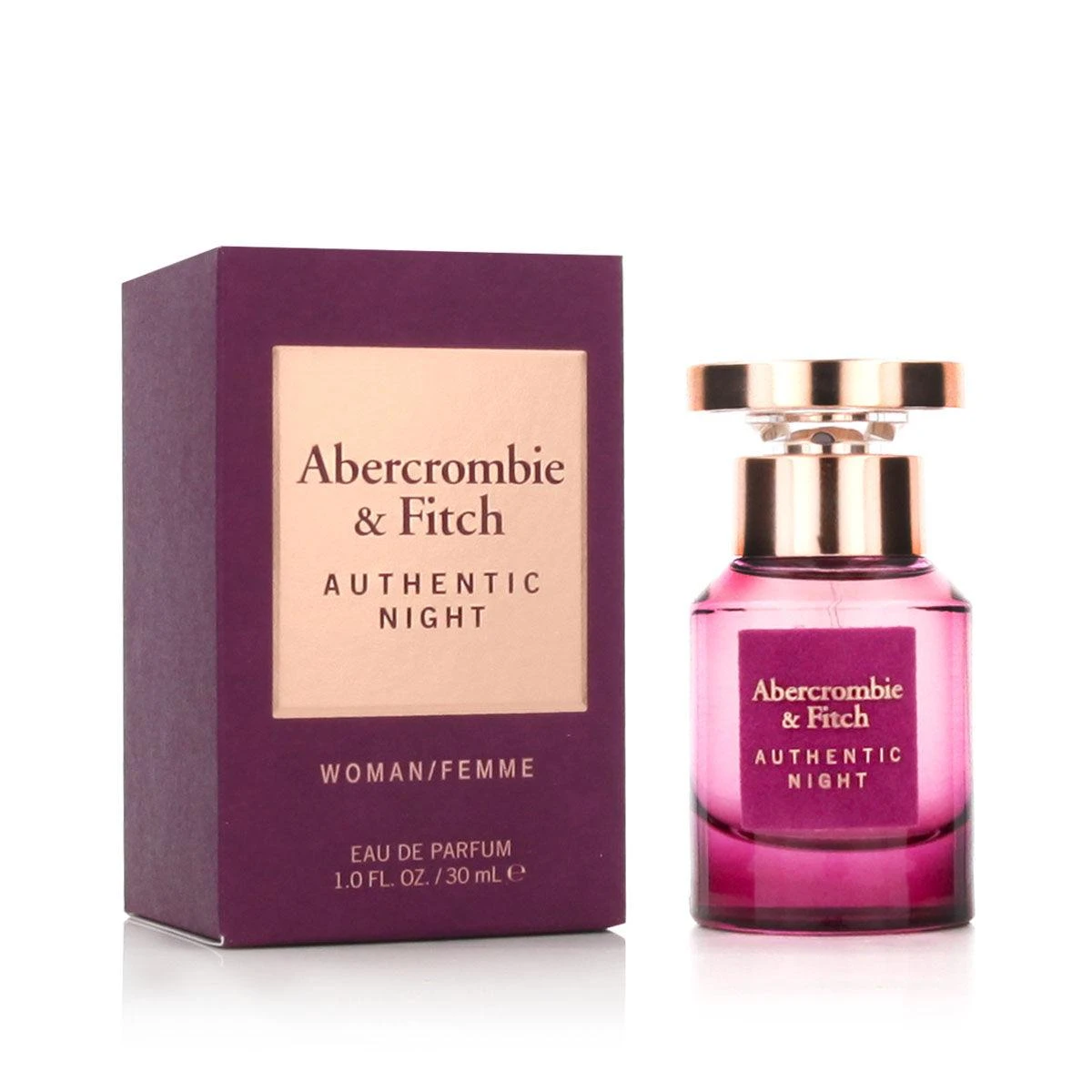 Abercrombie & Fitch Authentic Night Women EDP parfumuotas vanduo moterims, 30 ml