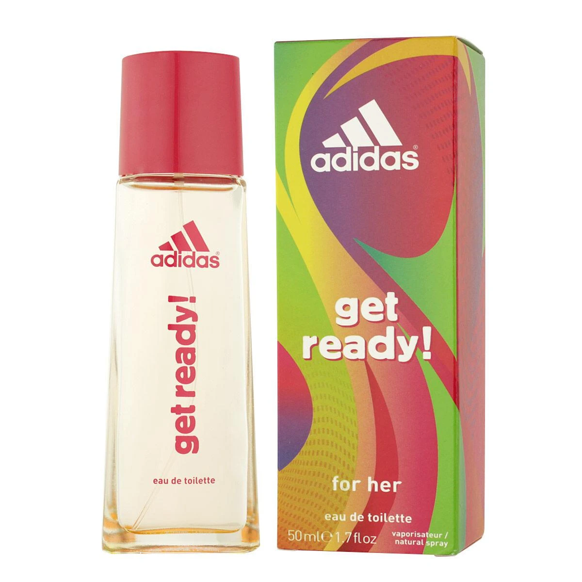 Adidas Get Ready! For Her EDT tualetinis vanduo moterims, 50 ml