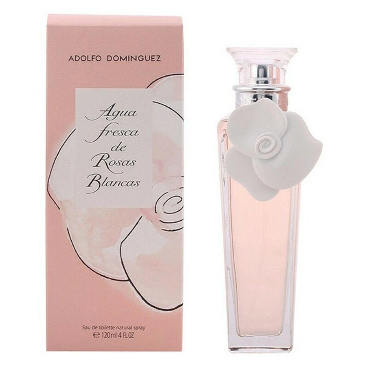 Tualetinis vanduo Adolfo Dominguez Agua Fresca De Rosas Blancas Eau De Toilette Purškiklis, 120ml 2017