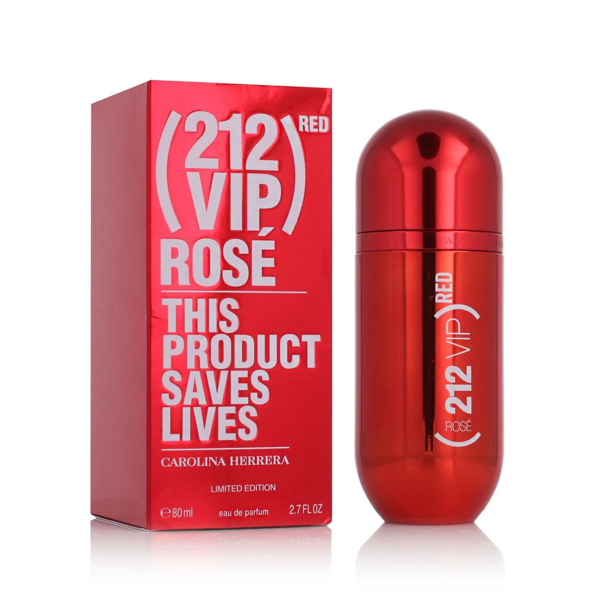 Kvepalai moterims Carolina Herrera 212 VIP Rose Red (Limited Edition 2020) EDP, 80 ml