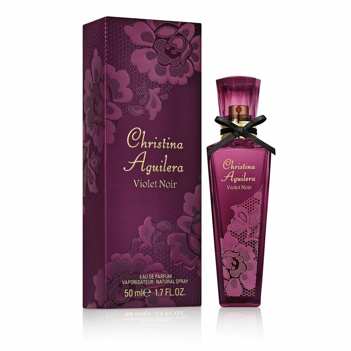 Christina Aguilera Violet Noir EDP parfumuotas vanduo moterims, 50 ml