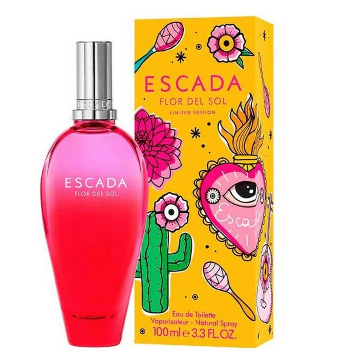 Kvepalai moterims Escada Flor del Sol EDT, 100 ml aprašymas - Prekės nuotrauka