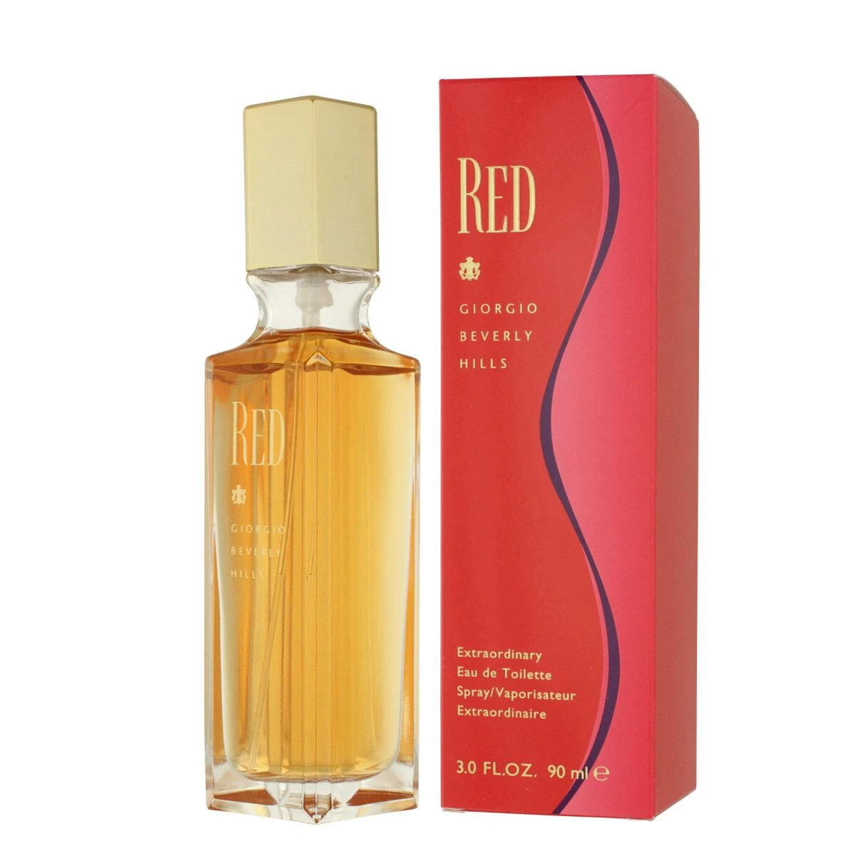 Giorgio Beverly Hills Raudona EDT tualetinis vanduo moterims, 90 ml