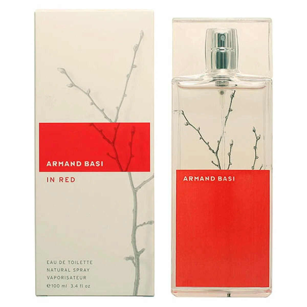 Armand Basi In Raudona EDT tualetinis vanduo unisex, 100 ml