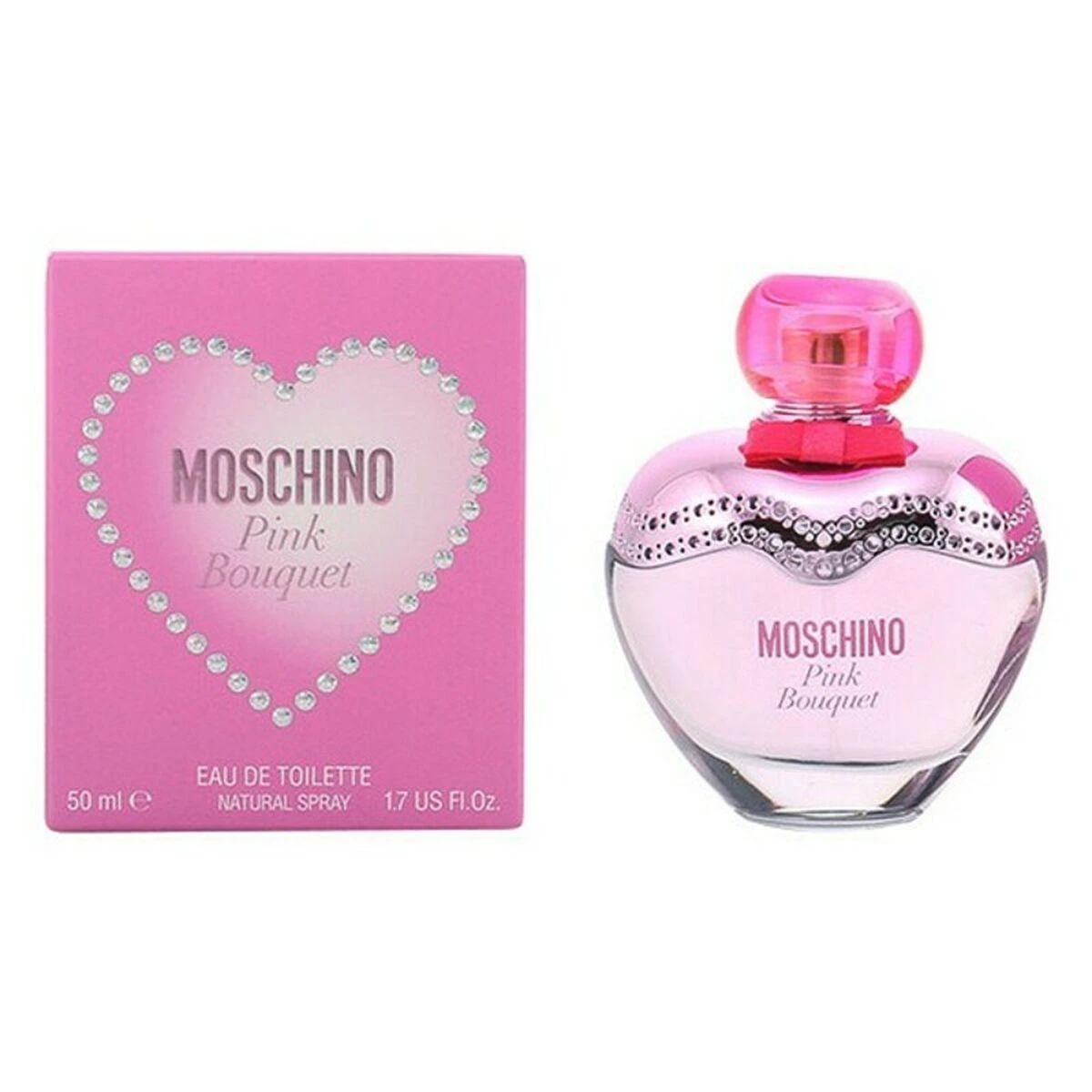 Moschino Rožinė Bouquet EDT tualetinis vanduo moterims, 50 ml