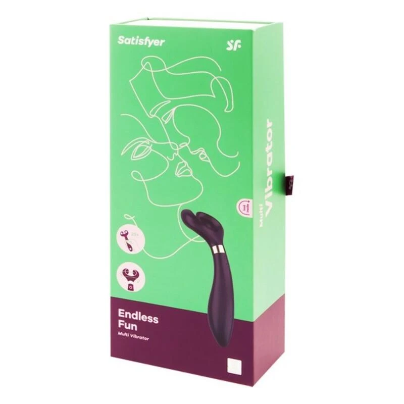 Porų vibratorius Satisfyer Endless Fun (mėlyna)