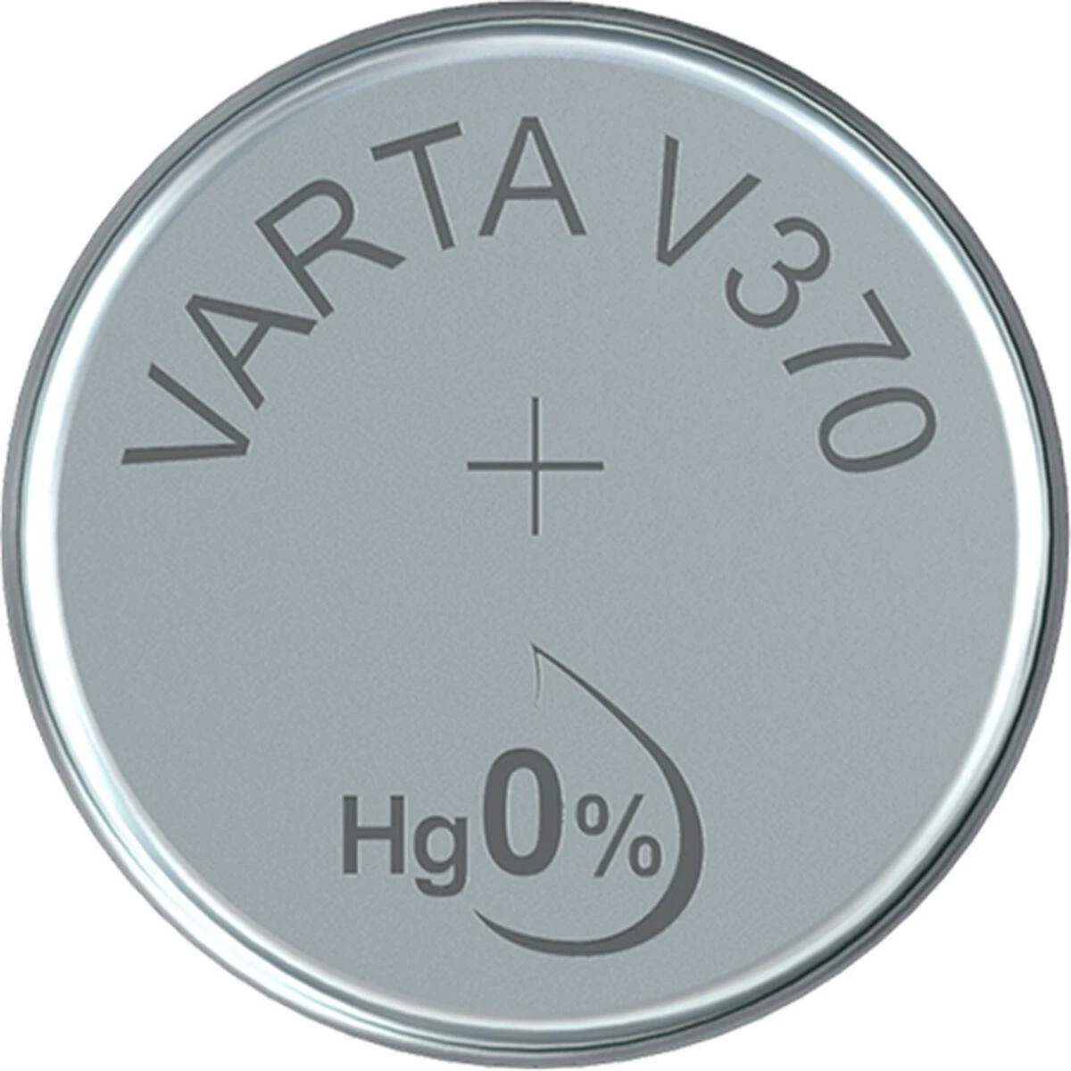 Varta V370 mygtukinė baterija iš arti