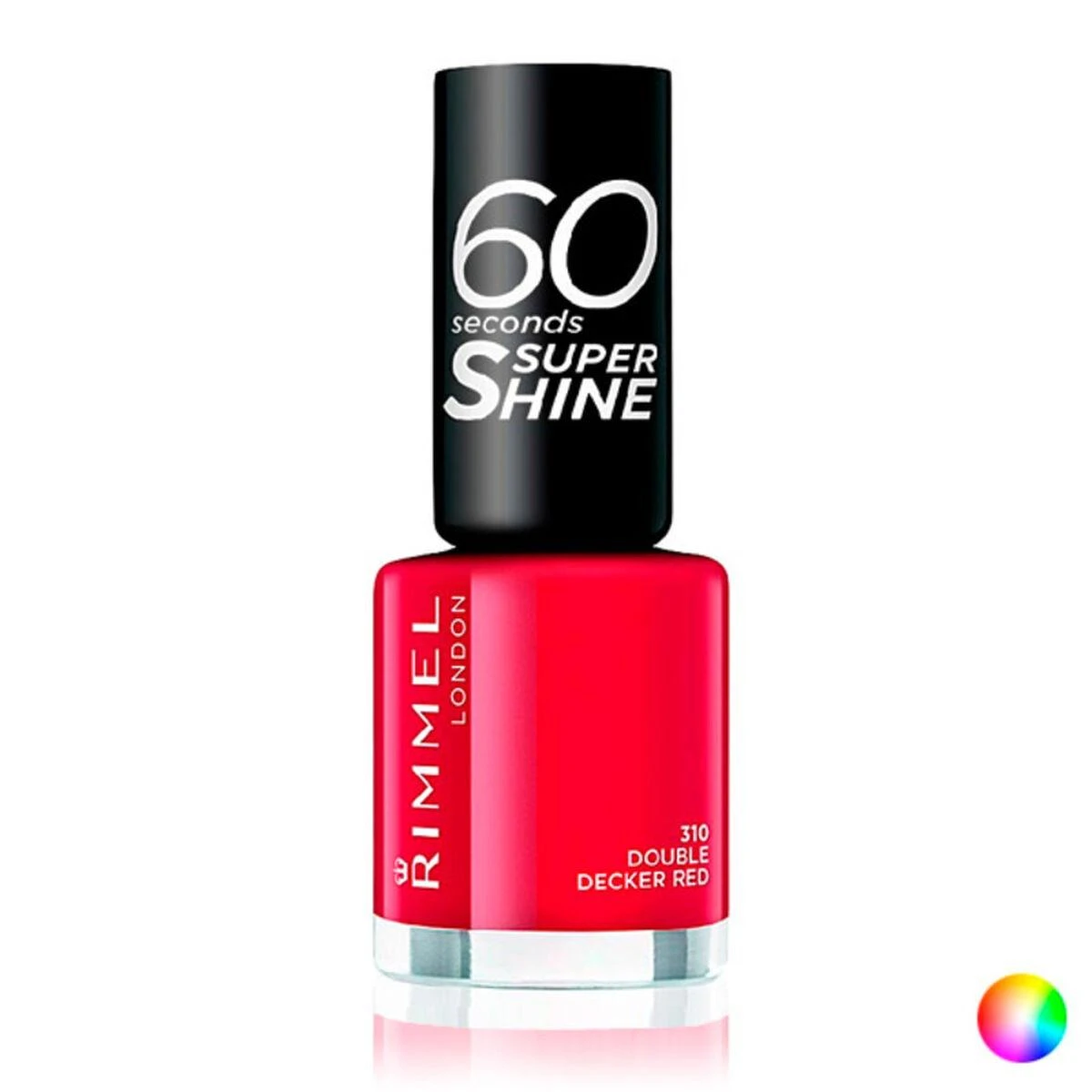 Rimmel London 60 Seconds Super Shine Nagų lakas Moterims 8 ml, 430 Coralicious